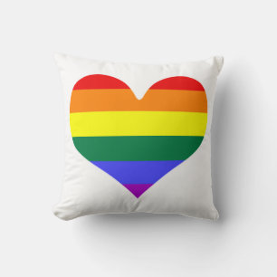LGBT Colours Hearts Cushion