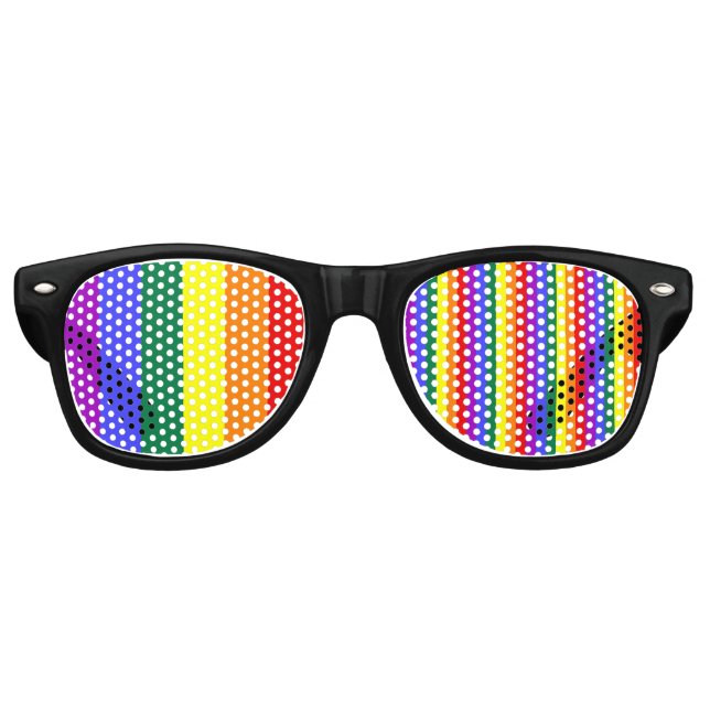 LGBT Colours Retro Sunglasses (Front)