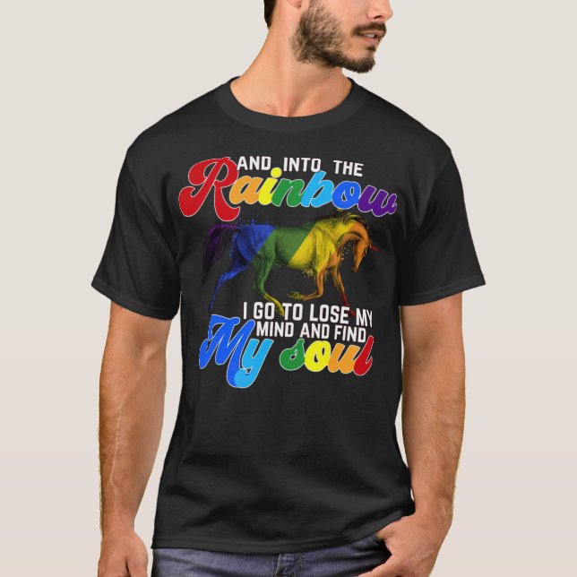 LGBT Community And Pride Rainbow Unicorn Gifts (1) T-Shirt (Front)