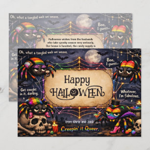 🕷️🌈LGBT Creepin’ It Queer Invitation