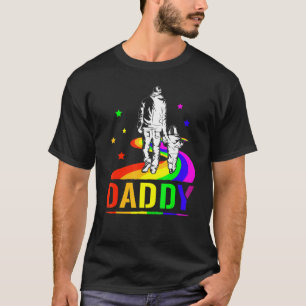 Lgbt Daddy Lgbt Pride Proud Dad Daddy Papa T-Shirt