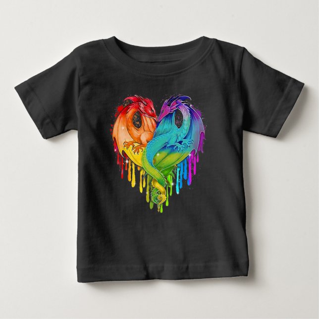 LGBT Dragon Baby T-Shirt (Front)