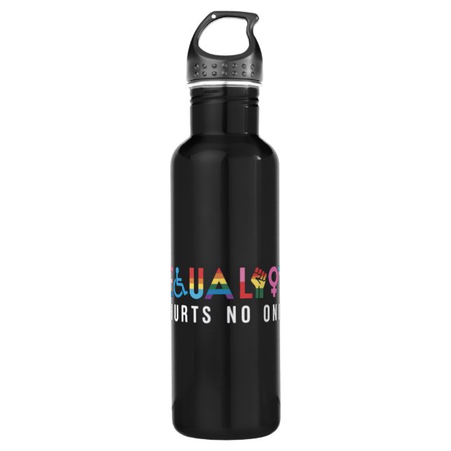 Lgbt Equality Hurts No One Pride Human Rights 710 Ml Water Bottle (Front)