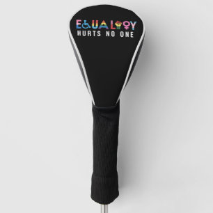 Lgbt Equality Hurts No One Pride Human Rights Golf Head Cover