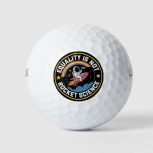 Lgbt Equality Not Rocket Science Pride Ally  Golf Balls