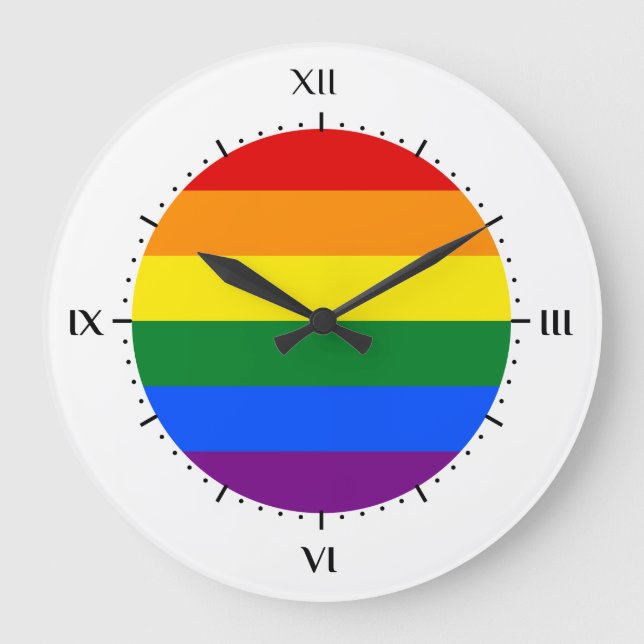 LGBT flag Clocks (Front)