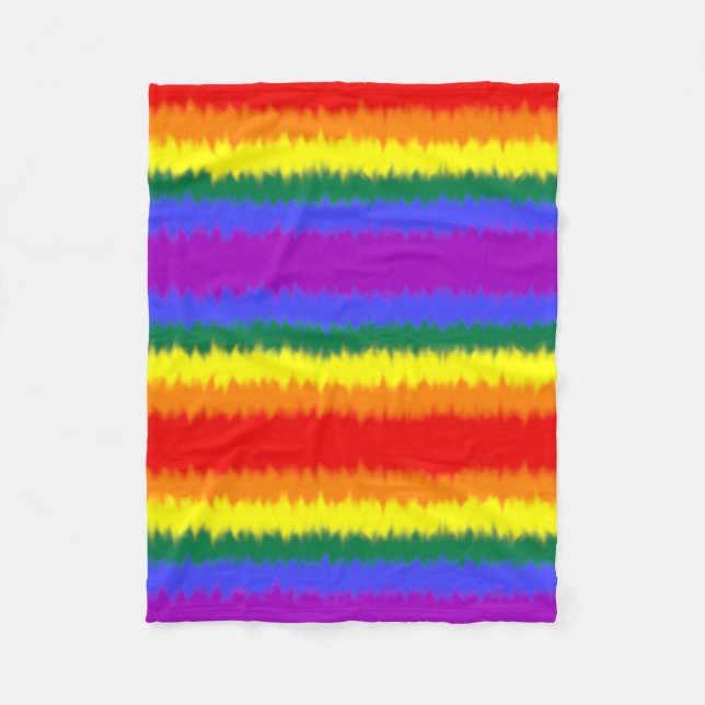 LGBT+ Flag  Fleece Blanket (Front)