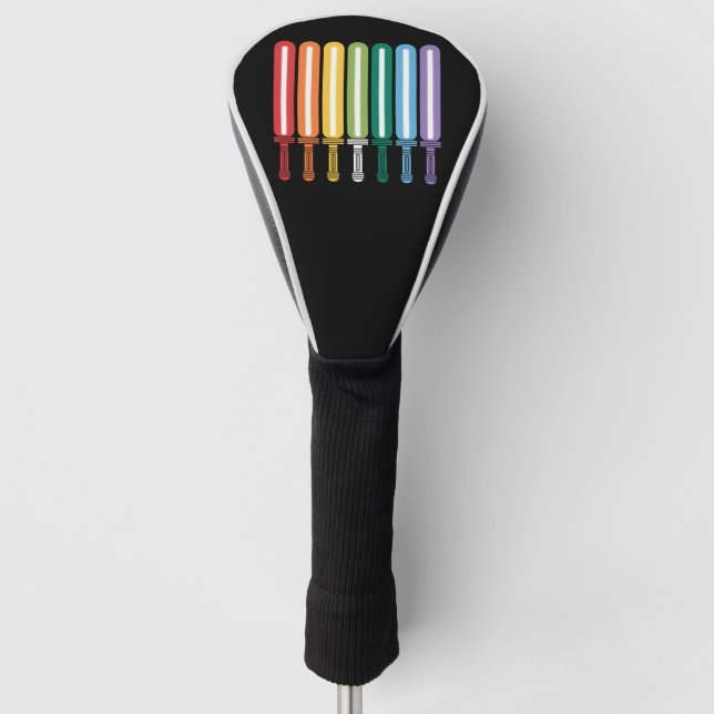 LGBT Flag Gay Pride  Golf Head Cover (Front)