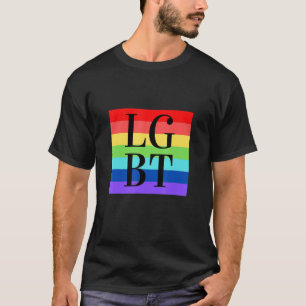 Lgbt Flag Gay Pride Transgender Lesbian Bisexual Q T-Shirt