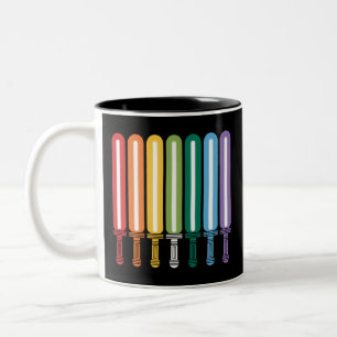 LGBT Flag Gay Pride  Two-Tone Coffee Mug
