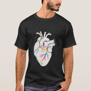 Lgbt Flag Heartbeat Gay Lesbian Resist Men Women G T-Shirt