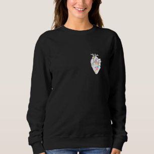 Lgbt Flag Heartbeat Gay Lesbian Resist Men Women Sweatshirt
