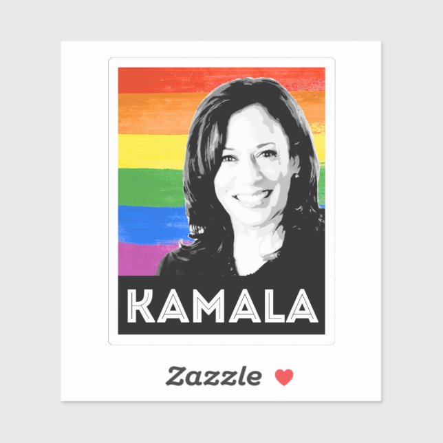 LGBT Flag - KAMALA HARRIS 2020 (Sheet)