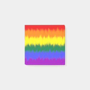 LGBT+ Flag Post-it Notes