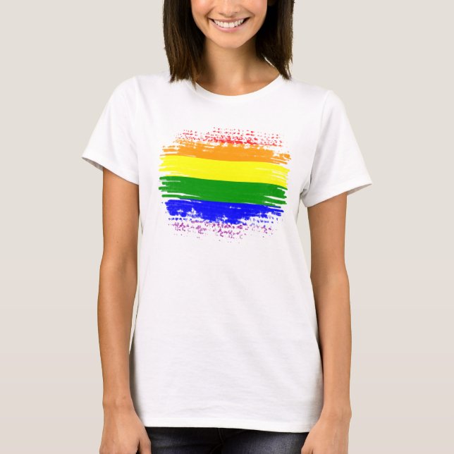 LGBT flag T-Shirt (Front)