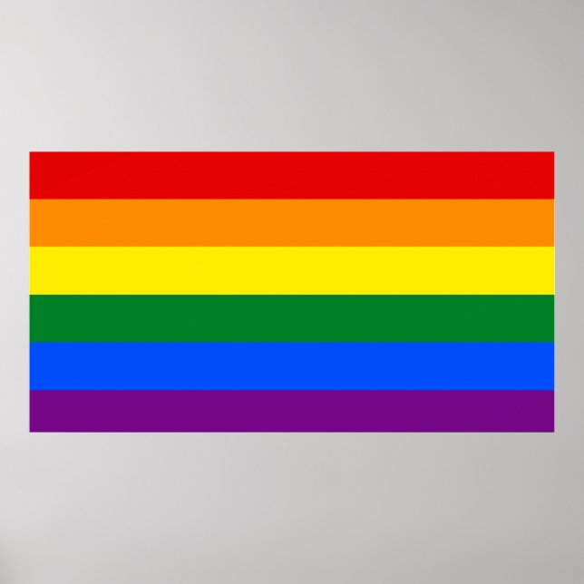 LGBT flag wall poster (Front)