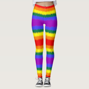 LGBT+ Flag Wide Stripe Leggings