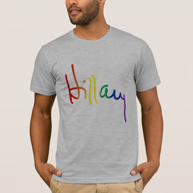 LGBT for Hillary Clinton T-Shirt (Front)