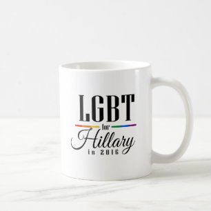 LGBT FOR HILLARY --.png Coffee Mug