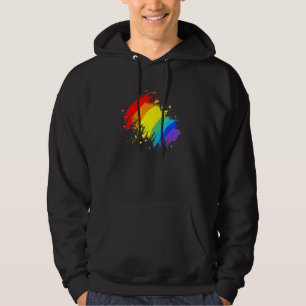 Lgbt Gay Lesbian Csd Pride Splash Hoodie
