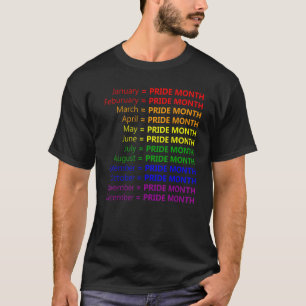 Lgbt Gay Lesbian Pride Month Women Men Apparel Rai T-Shirt