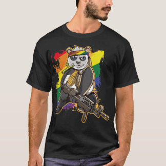 LGBT Gay Pride Flag Month Rainbow Flag Panda Bear T-Shirt