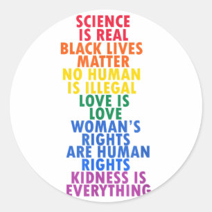 LGBT Gay Pride Lesbian Bisexual Transgender Copy Classic Round Sticker