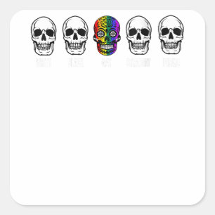 LGBT Gay Pride Lesbian Bisexual Transgender Copy Square Sticker
