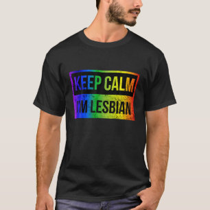 LGBT Gay Pride Lesbian Keep Calm Im LGBT T-Shirt