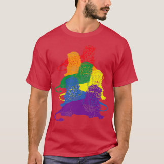 LGBT Gay Pride Lions 2 T-Shirt