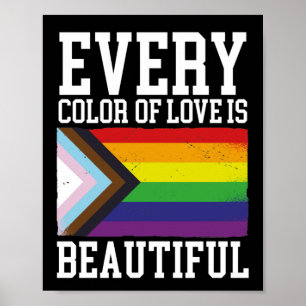 LGBT Gay Pride Month  Every Colour Of Love Is Poster