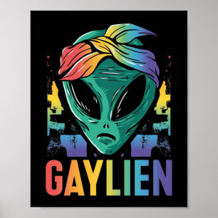 LGBT Gay Pride Month  Gaylien Poster