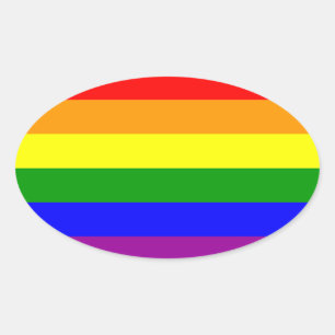 LGBT Gay Pride* Oval Sticker