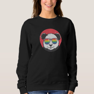 Lgbt Gay Pride Panda Cool Gay Bear Sweatshirt
