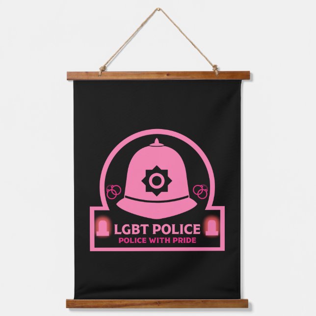  LGBT+ Gay Pride Police Hanging Tapestry (Front)