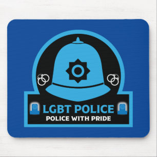  LGBT+ Gay Pride Police Mouse Pad