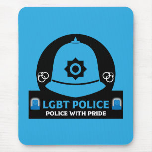  LGBT+ Gay Pride Police Mouse Pad