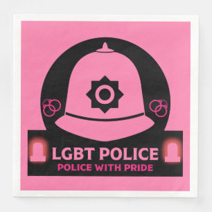 LGBT+ Gay Pride Police Napkin