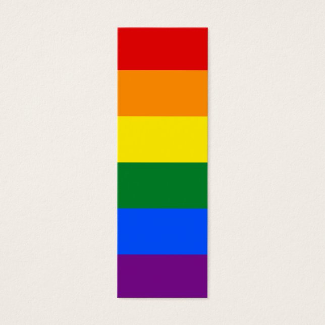 LGBT Gay Pride Rainbow Flag Stripe (Front)