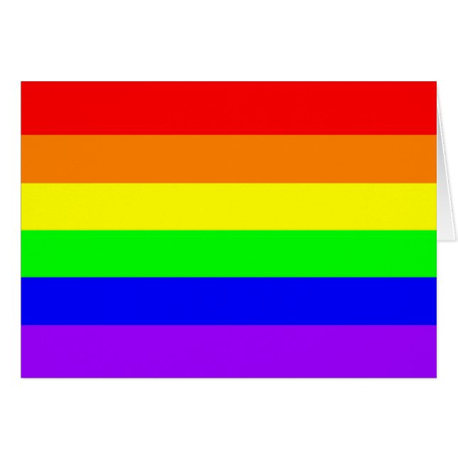 LGBT Gay Pride Rainbow Flag Time For Equality! (Front Horizontal)