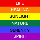 LGBT Gay Pride Rainbow flag with custom text Standing Photo Sculpture<br><div class="desc">Show your pride with this LGBT gay pride rainbow Cutout. The meaning of the colours are written on it which can be customised according to your wish by clicking personalise it option.</div>