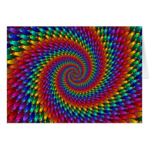 LGBT Gay Pride Rainbow Spiral Fractal Infinity