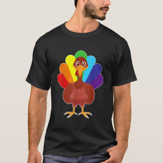 LGBT Gay Turkey Pride Rainbow Clothes Outfit Thank T-Shirt