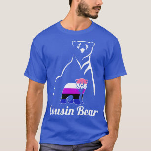 LGBT Genderfluid Cousin Bear Genderfluid Pride Fla T-Shirt