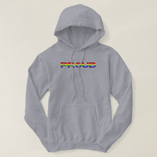 LGBT Glitter Proud Rainbow Hoodie