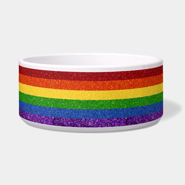 LGBT Glitter Rainbow Pride Flag (Front)