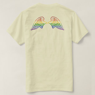 LGBT Glitter Rainbow Wings T-Shirt