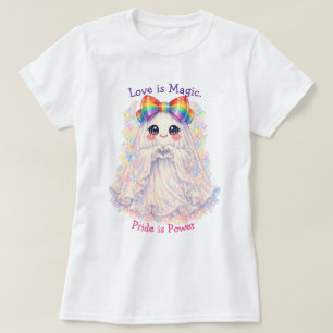 👻🌈LGBT Halloween Love Is Magic • Pride Is Power T-Shirt
