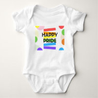 LGBT 'Happy Pride' Baby grow