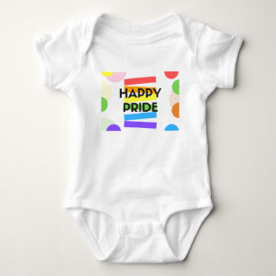 LGBT 'Happy Pride' Baby grow Bodysuit